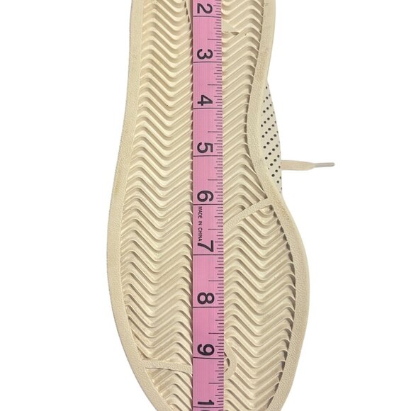 Mi.Im Milo Women's Perforated Low Top Sneakers Beige Size 8.5 - Picture 12 of 13